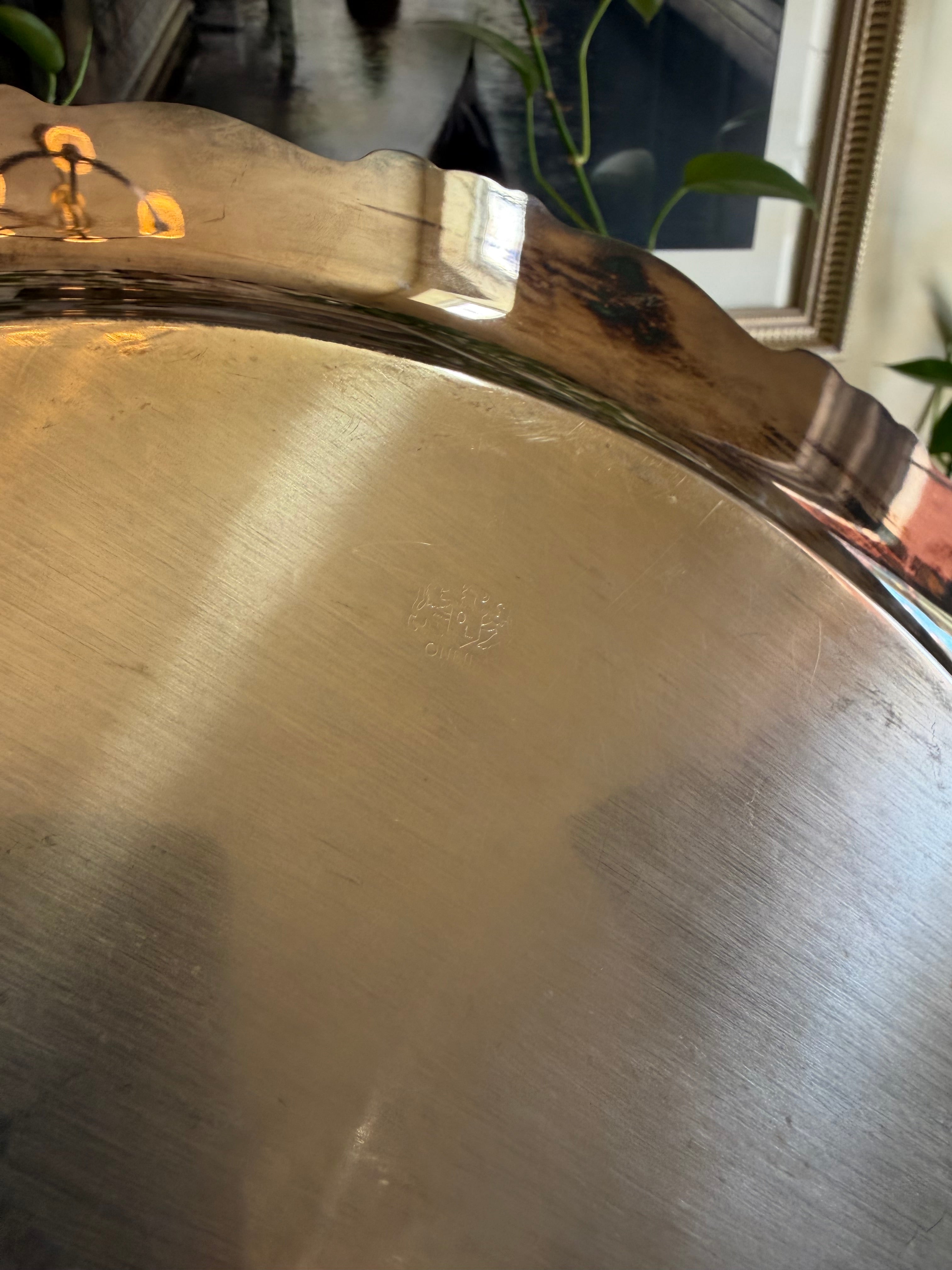 Oneida Round Silver Platter