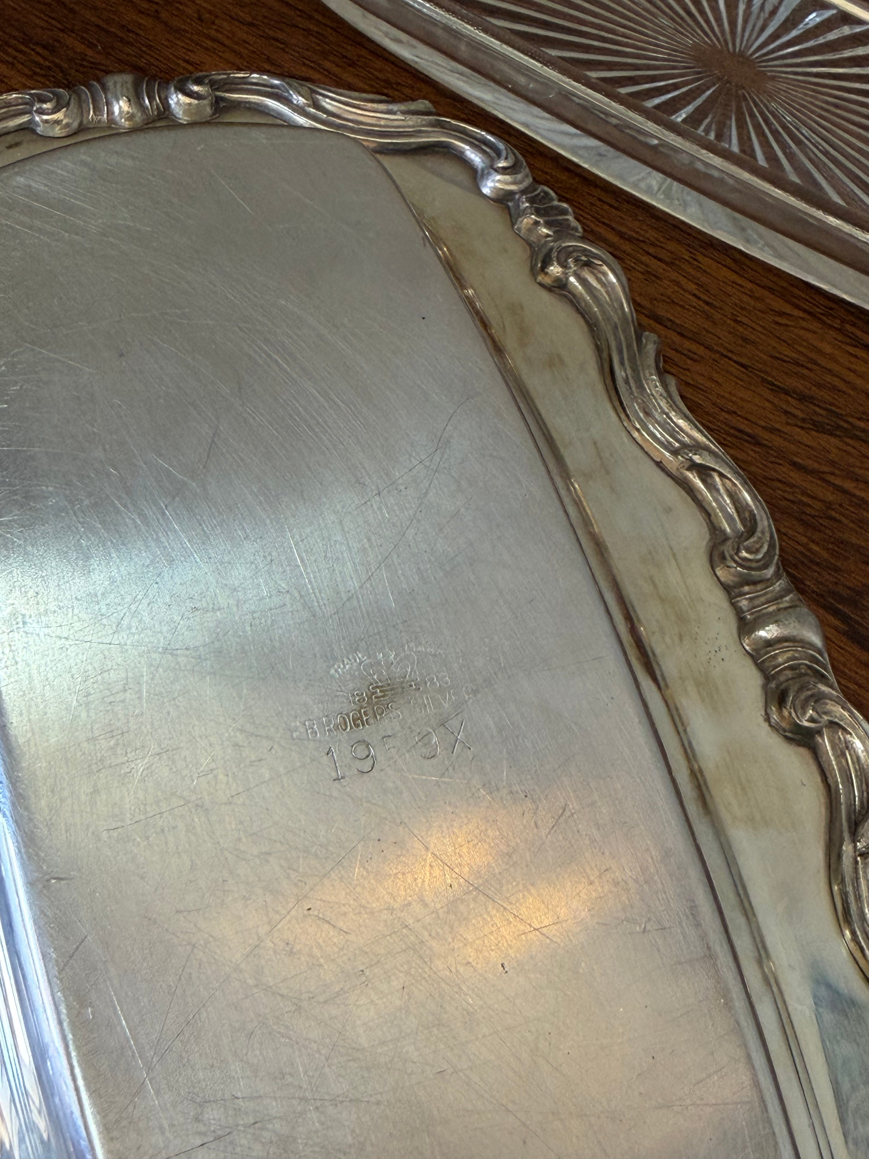 FB Rogers Midcentury Butter Dish