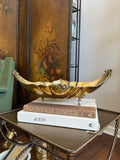 Italian Brass Footed Jardiniere