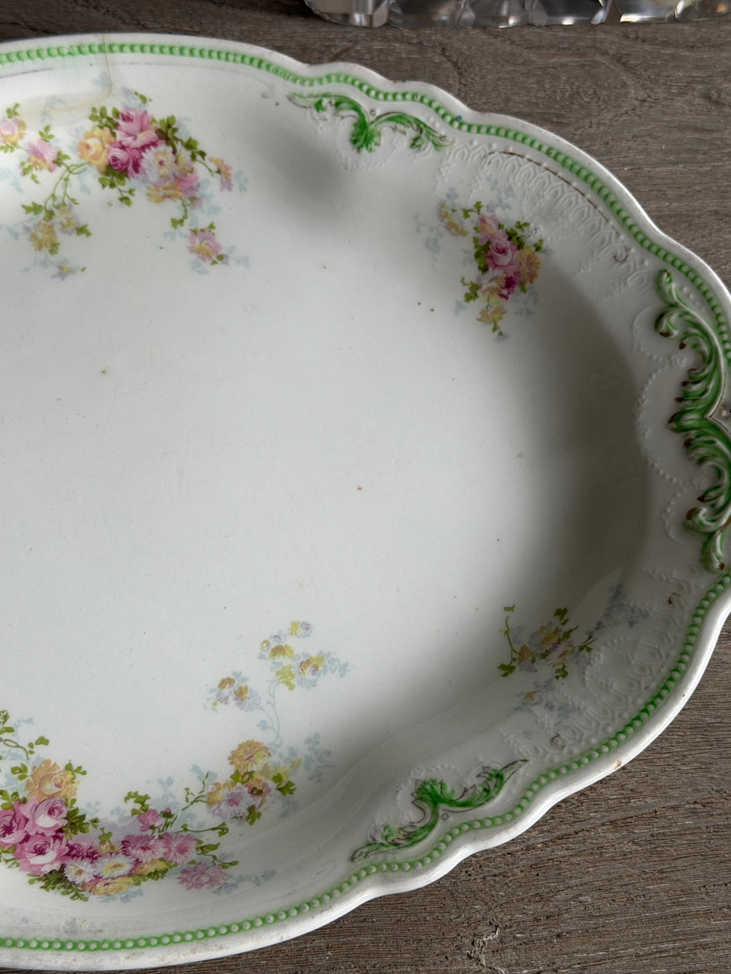 Antique English Vanity Tray 12” long