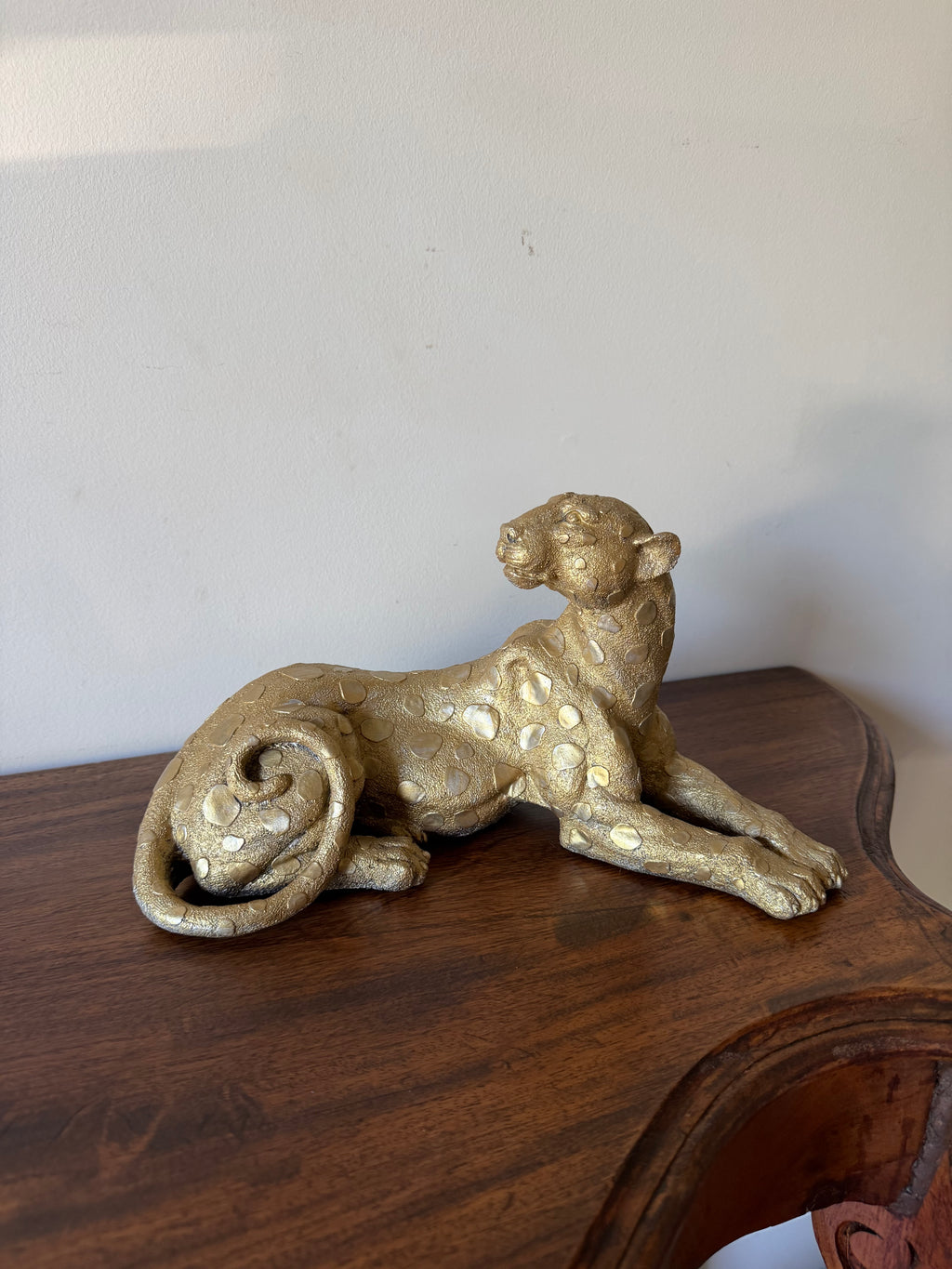 Gilt Leopard Sculpture