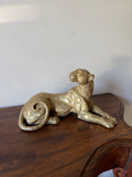 Gilt Leopard Sculpture