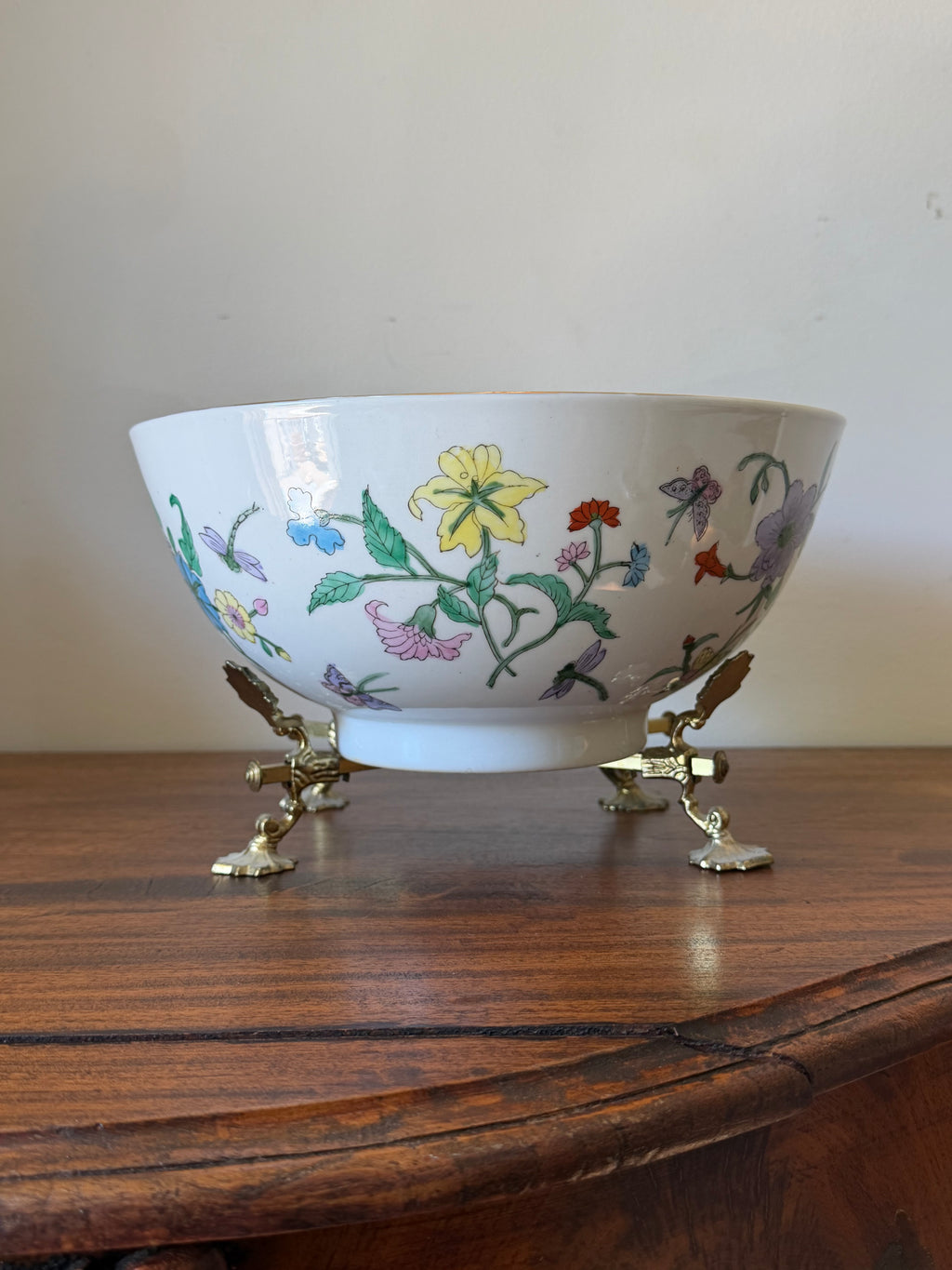 Brass Footed Bowl Riser