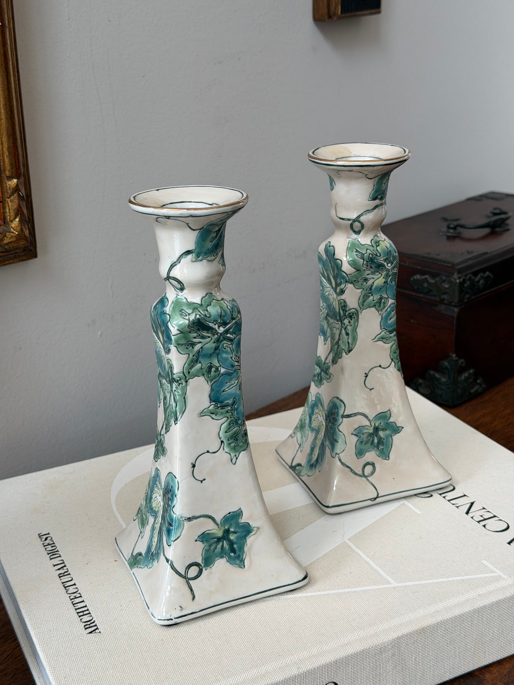Vintage Chinese Candlesticks