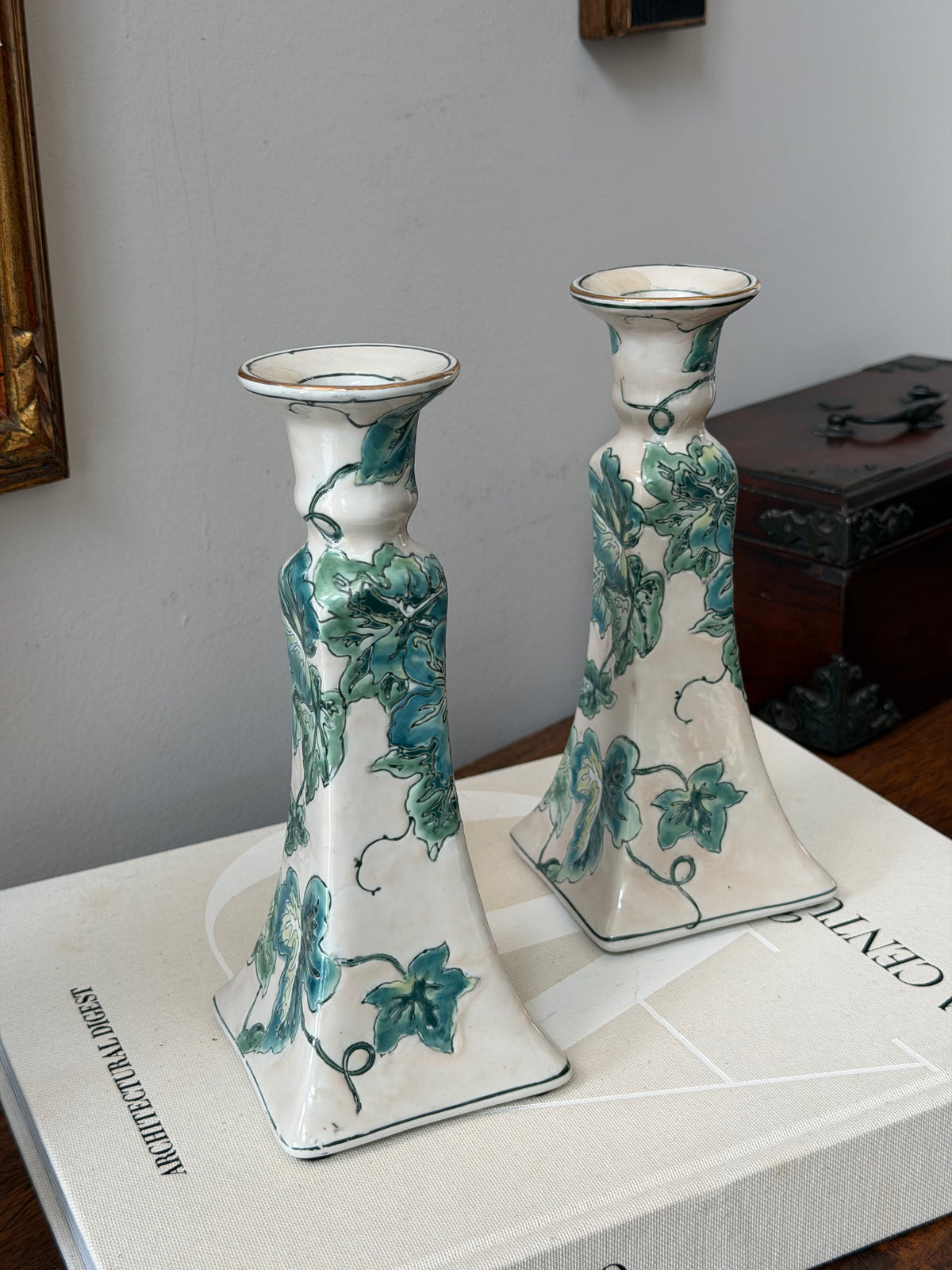 Vintage Chinese Candlesticks