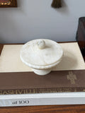 Vintage Italian Alabaster Lidded Bowl