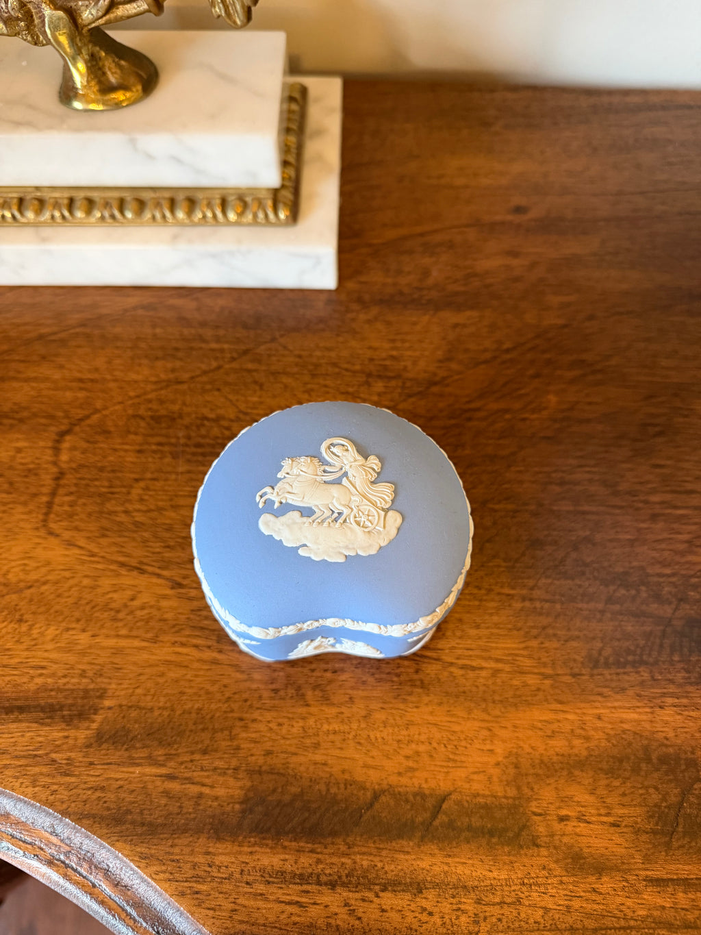 Light Blue Wedgwood Trinket Box
