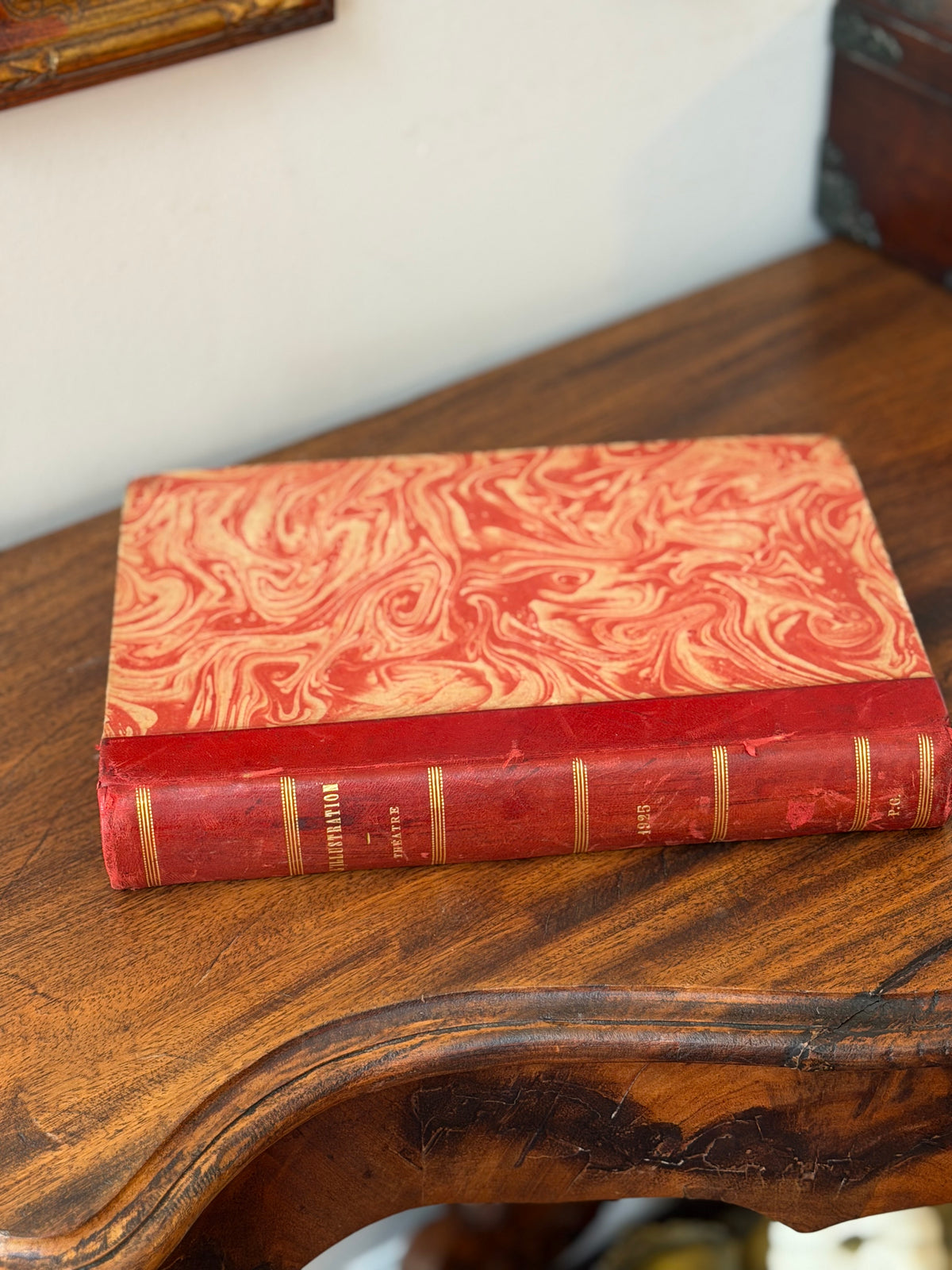 Antique French Theatre Book