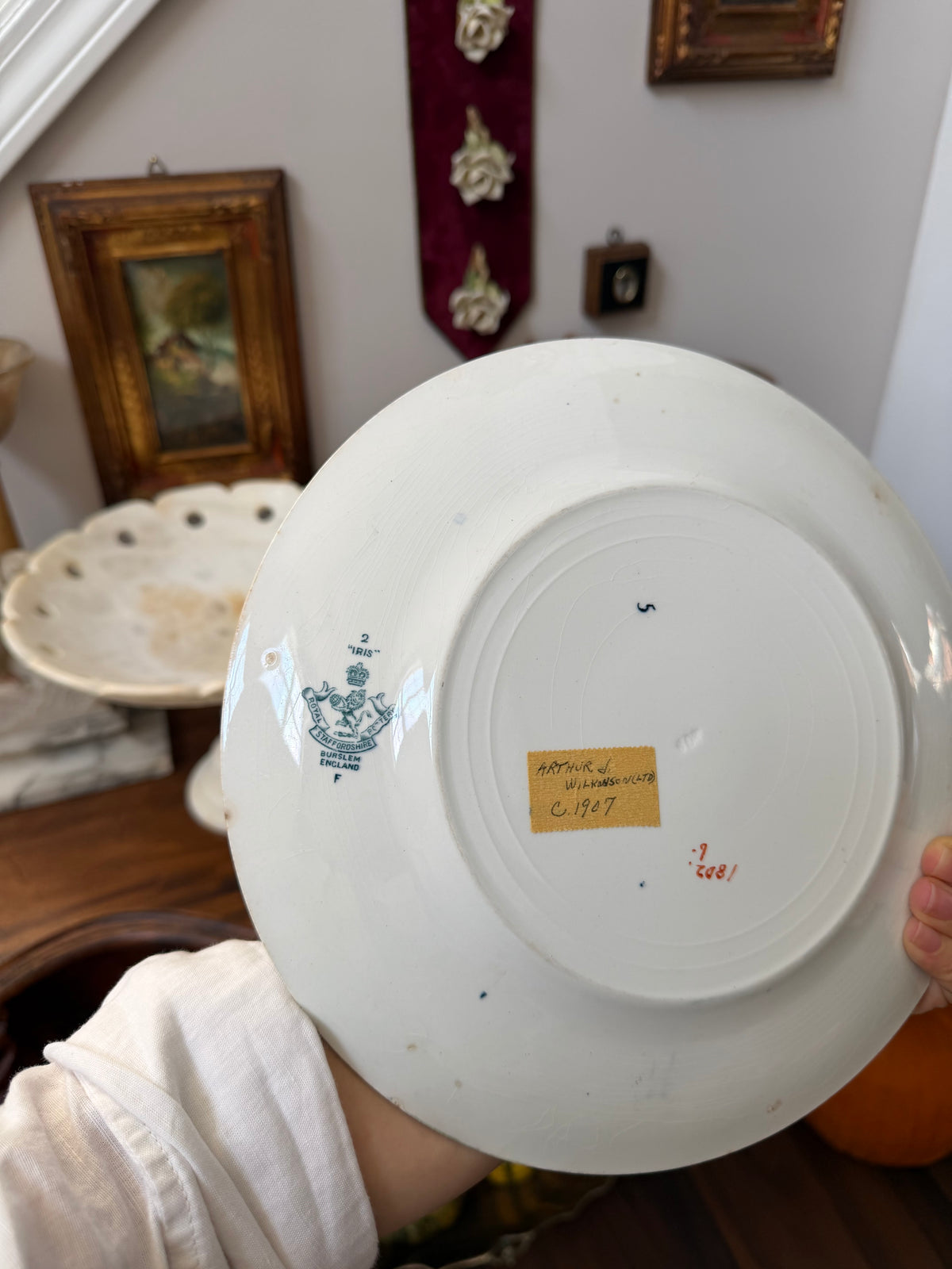 Antique Transferware Plate c. 1907