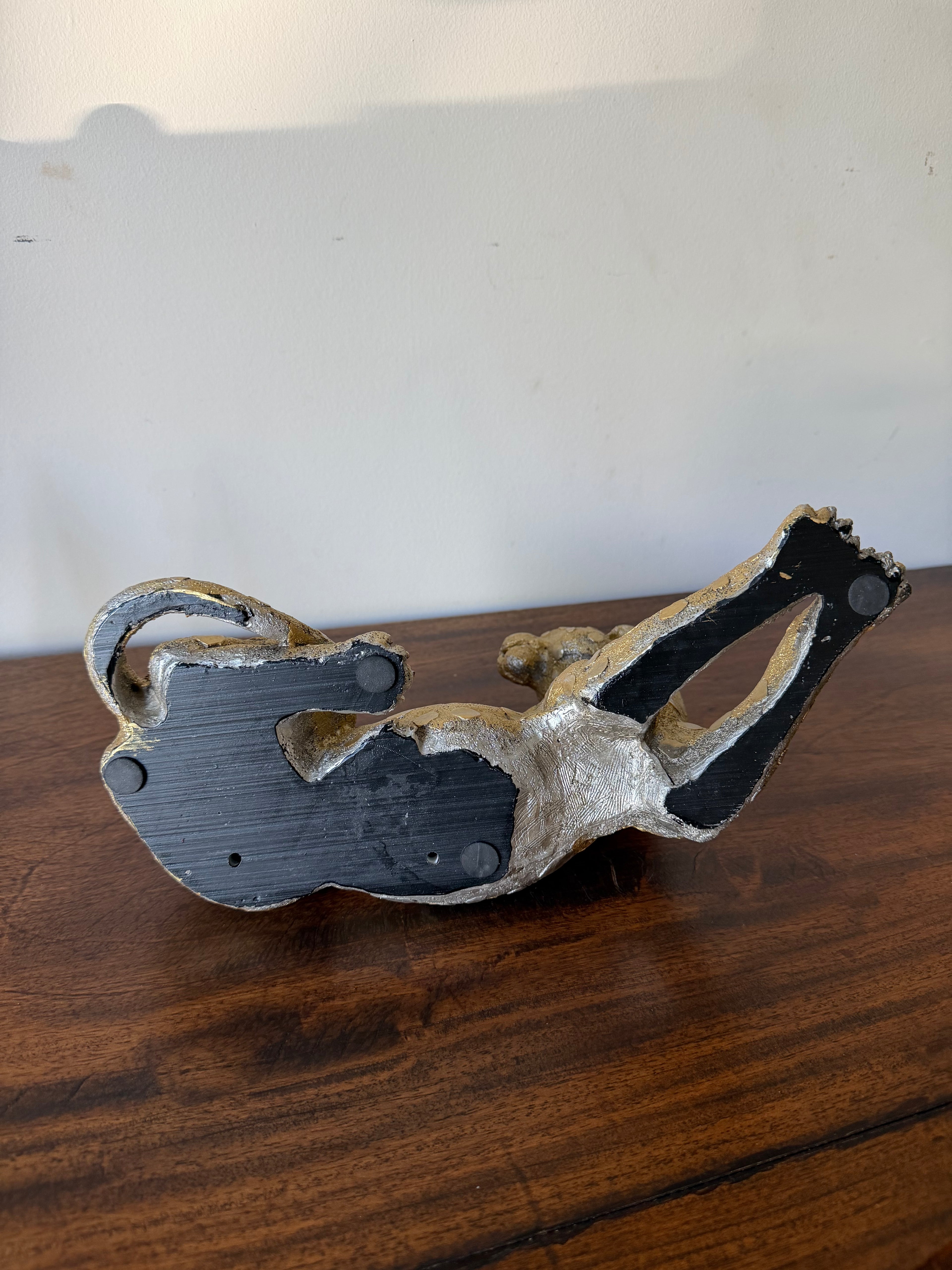 Gilt Leopard Sculpture