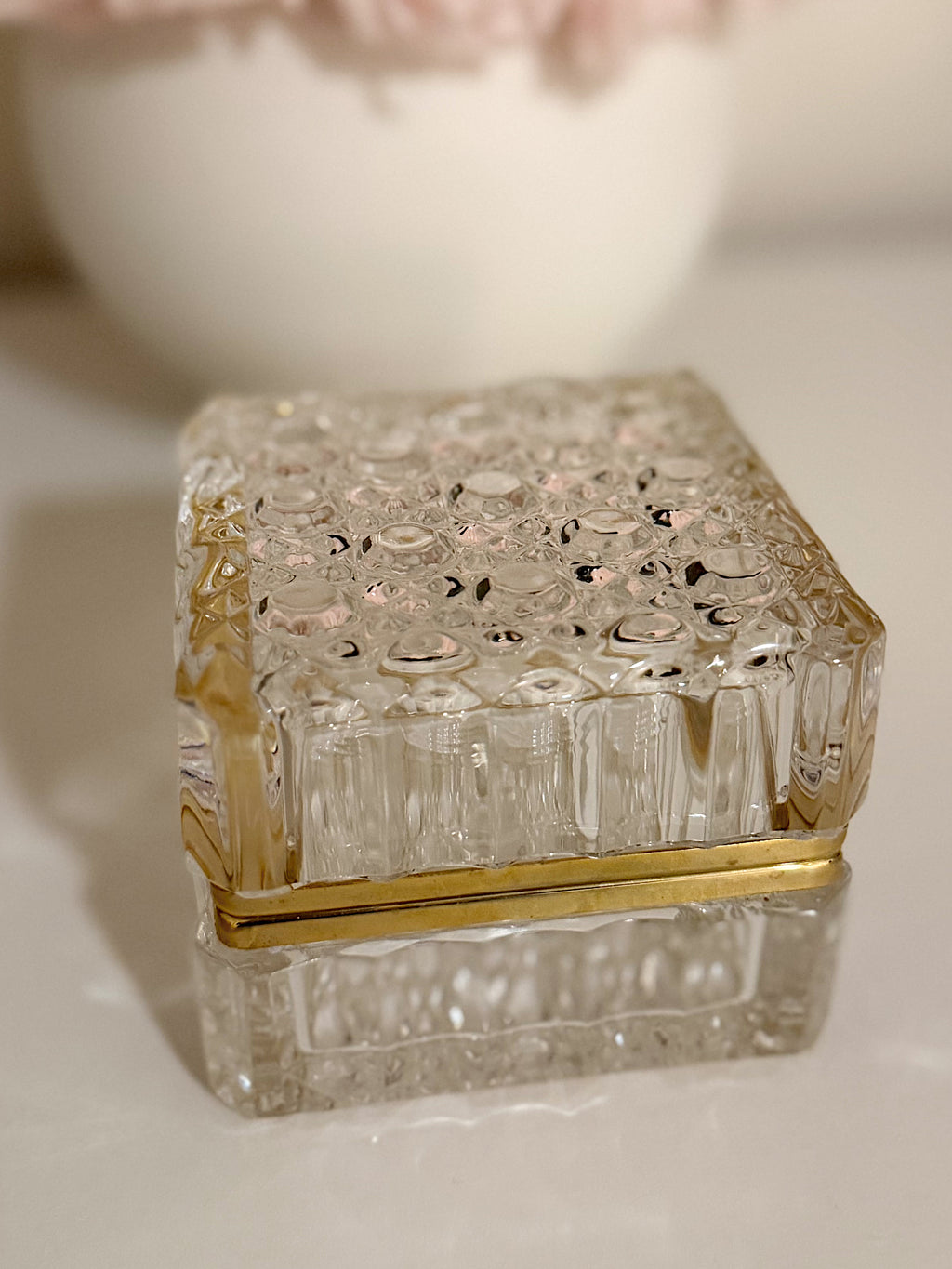 Vintage Crystal Casket