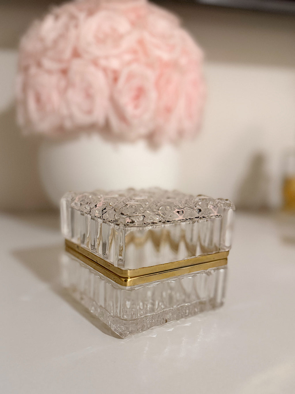 Vintage Crystal Casket