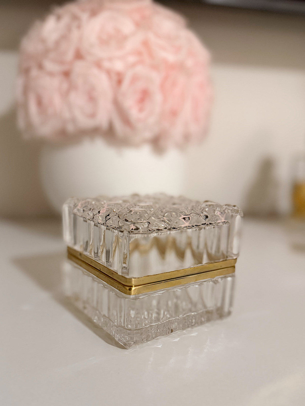 Vintage Crystal Casket