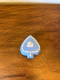 Club-shaped Wedgwood Trinket Box