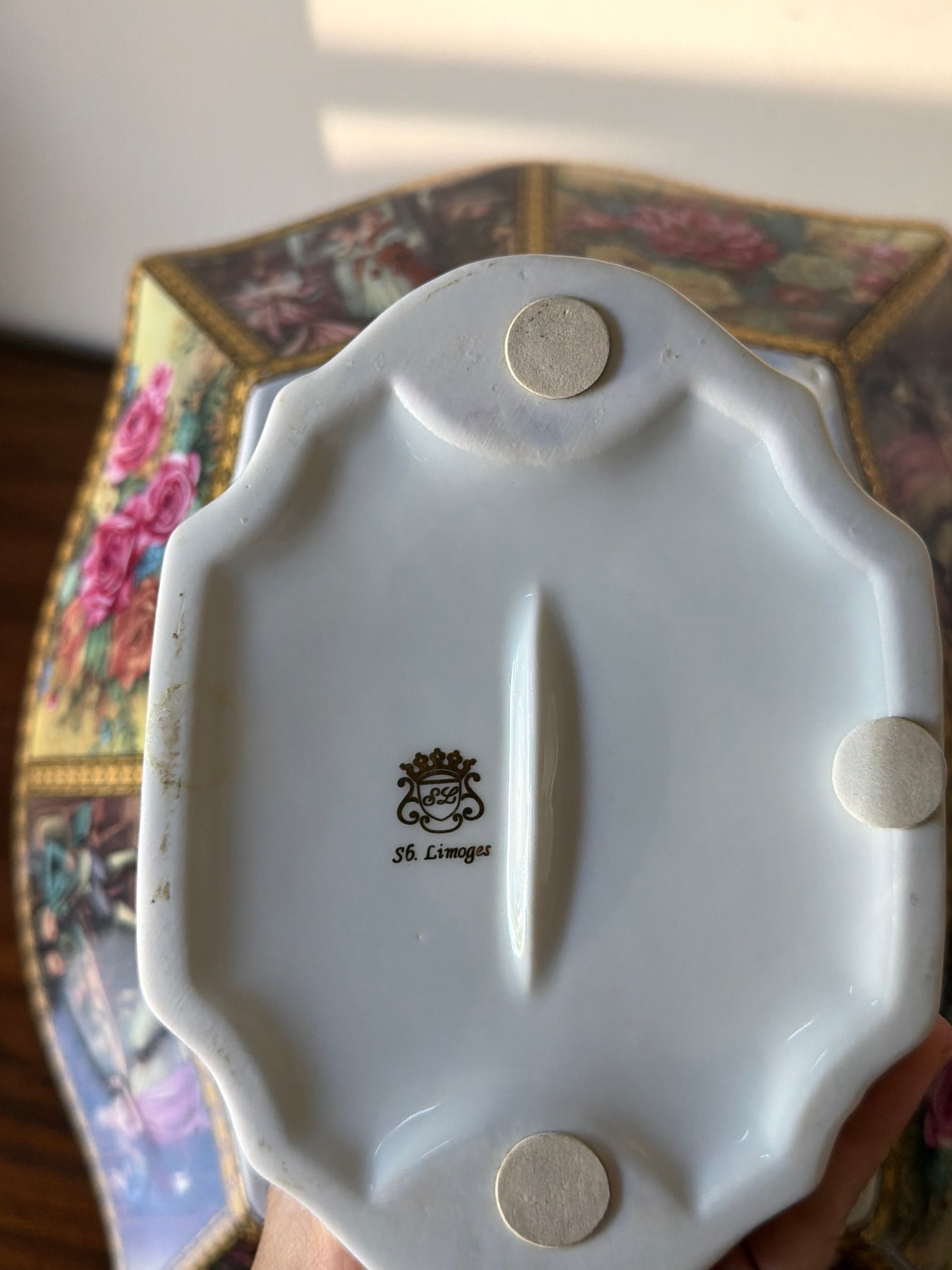 Limoges Decorative Compote
