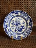 Floral Flow Blue Plate 10”