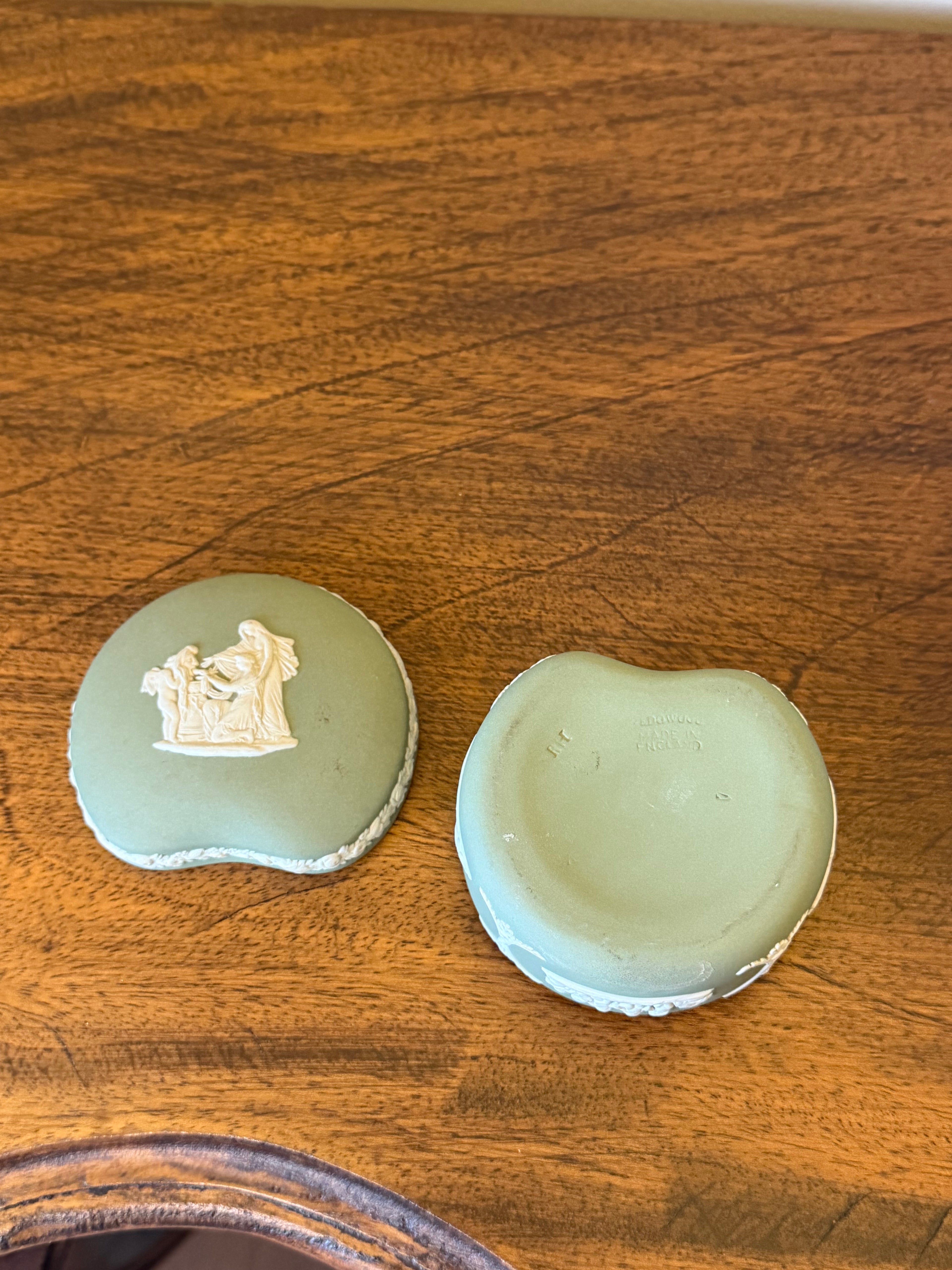 Sage Green Wedgwood Trinket Box