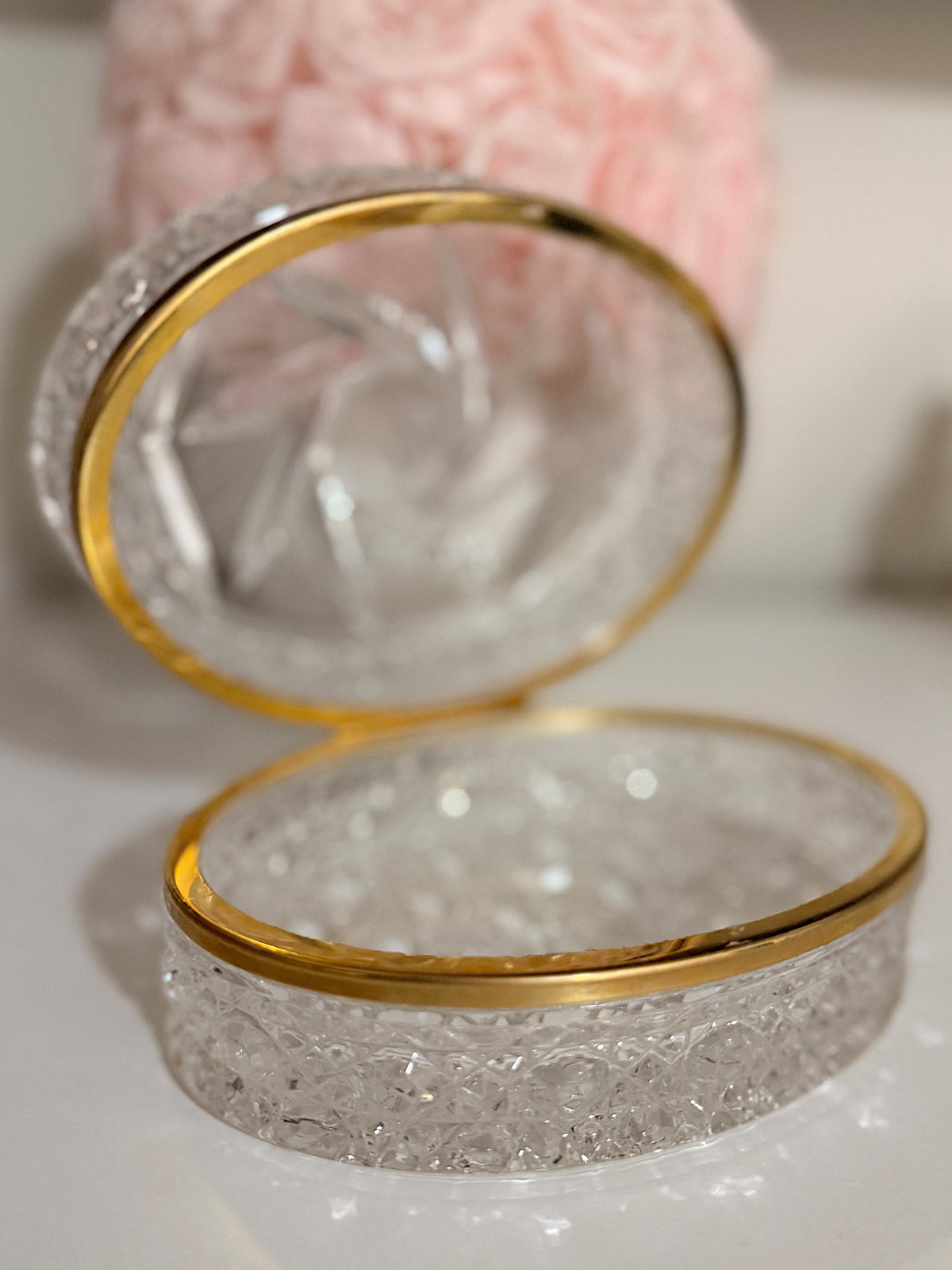 Vintage Crystal Casket