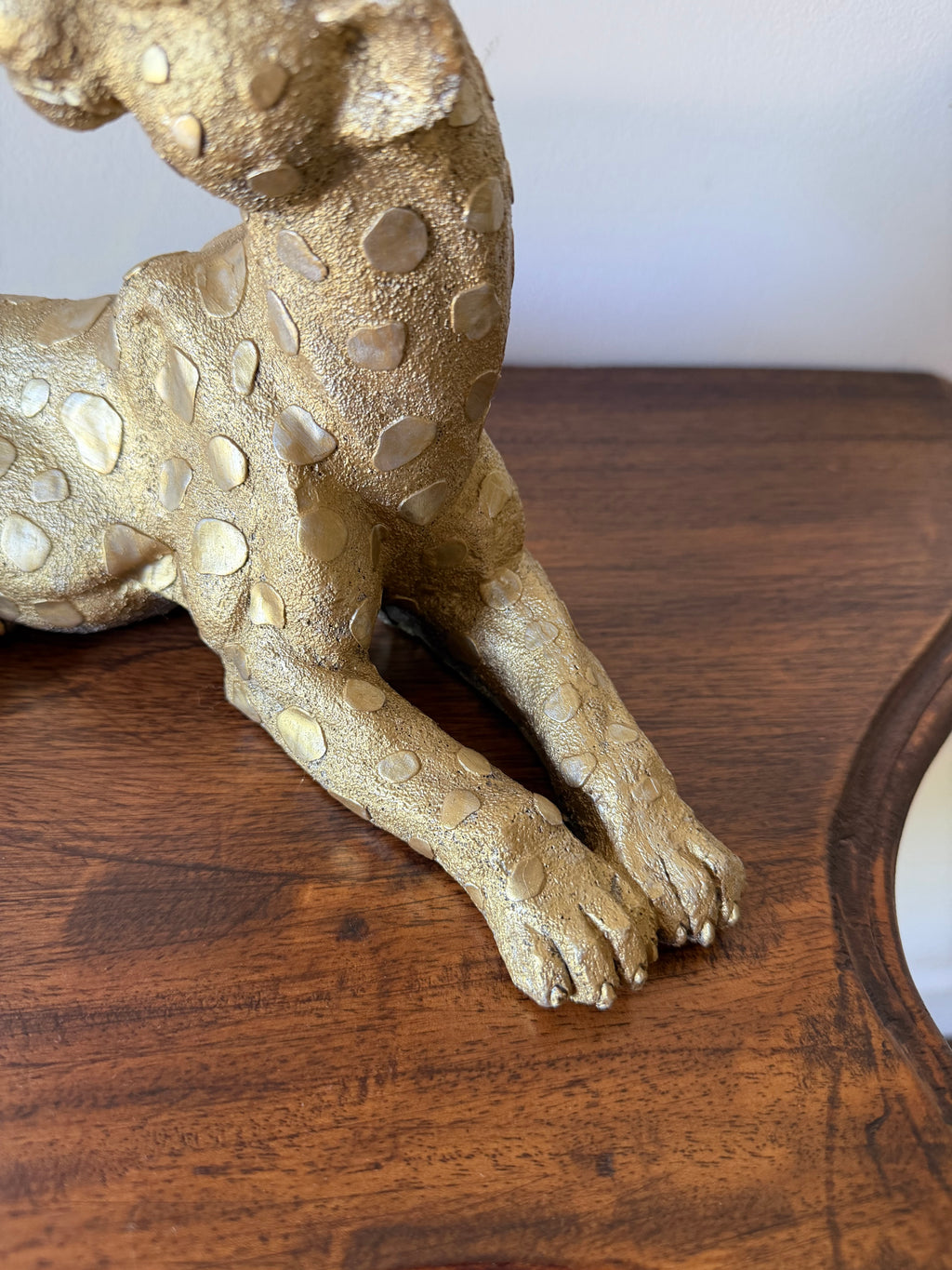 Gilt Leopard Sculpture
