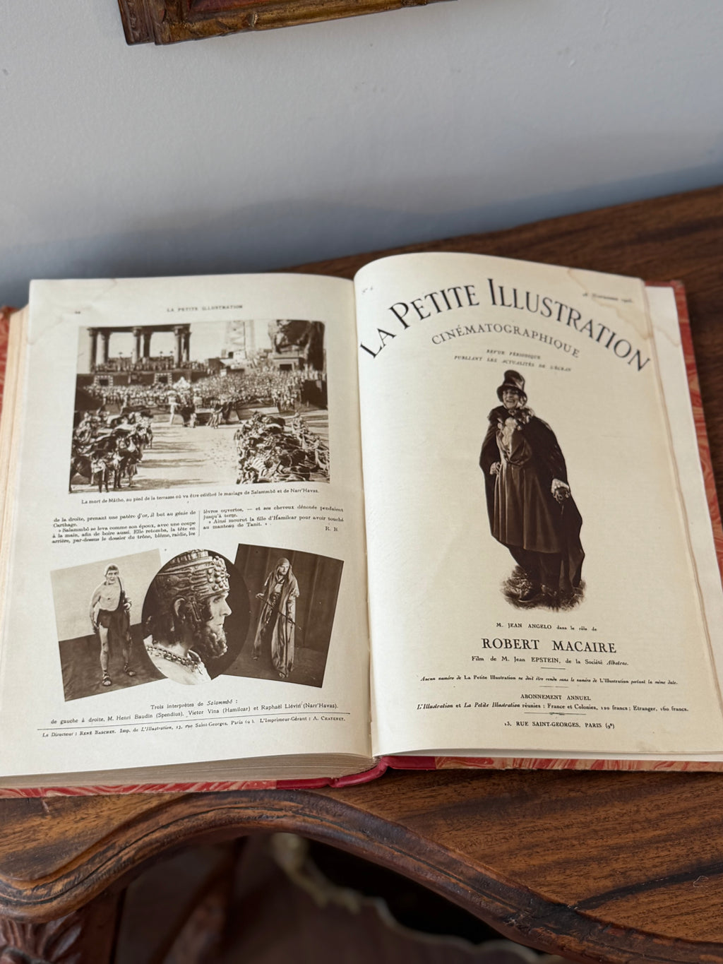 Antique French Theatre Book
