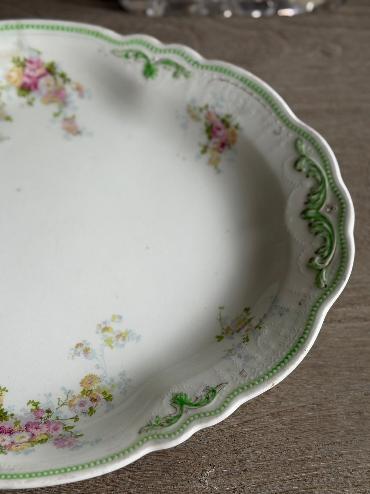 Antique English Vanity Tray 12” long