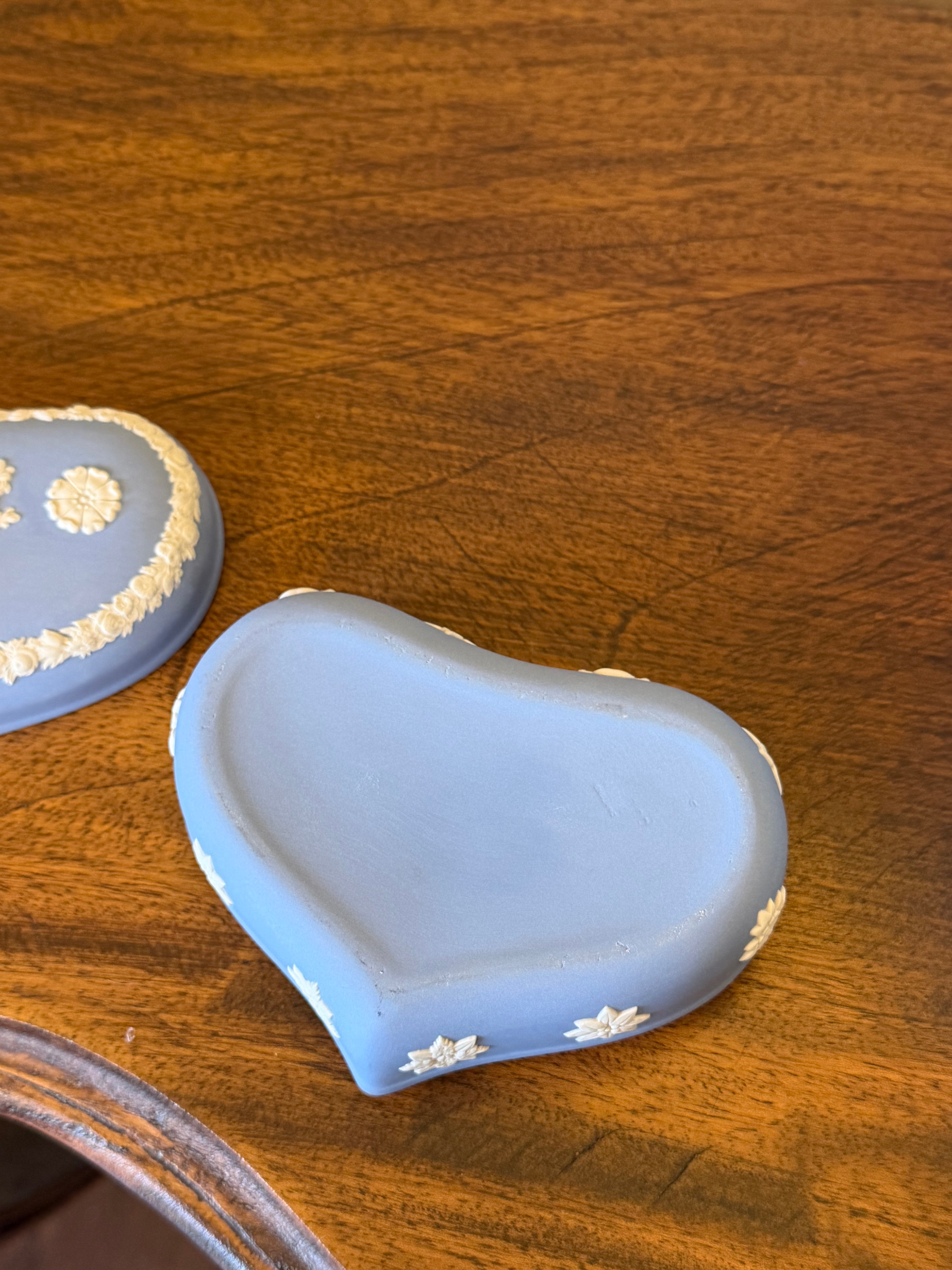 Large Heart Wedgwood Trinket Box