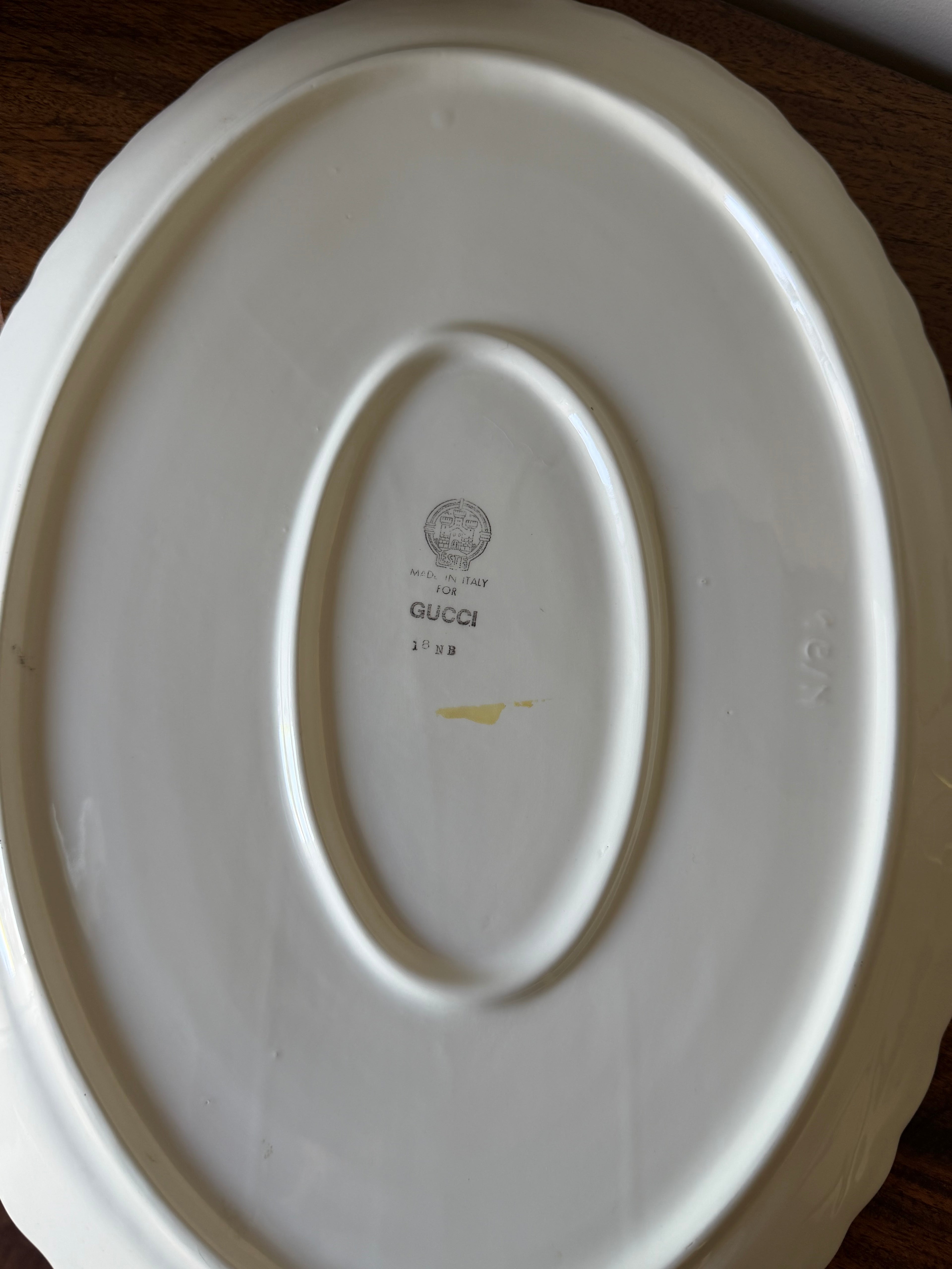 Vintage Italian Platter Made for Gucci