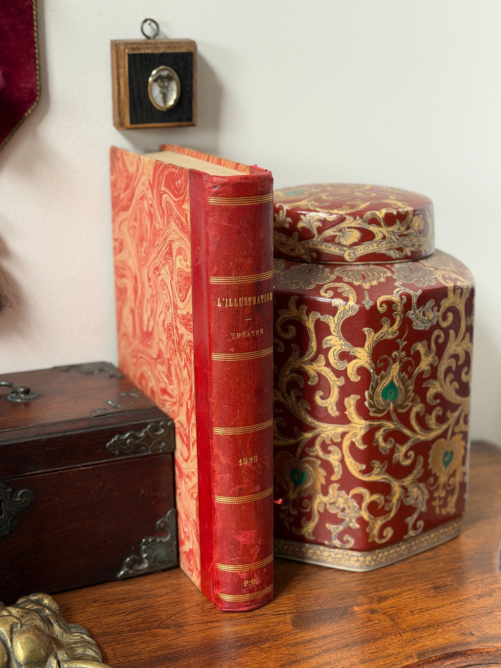Antique French Theatre Book