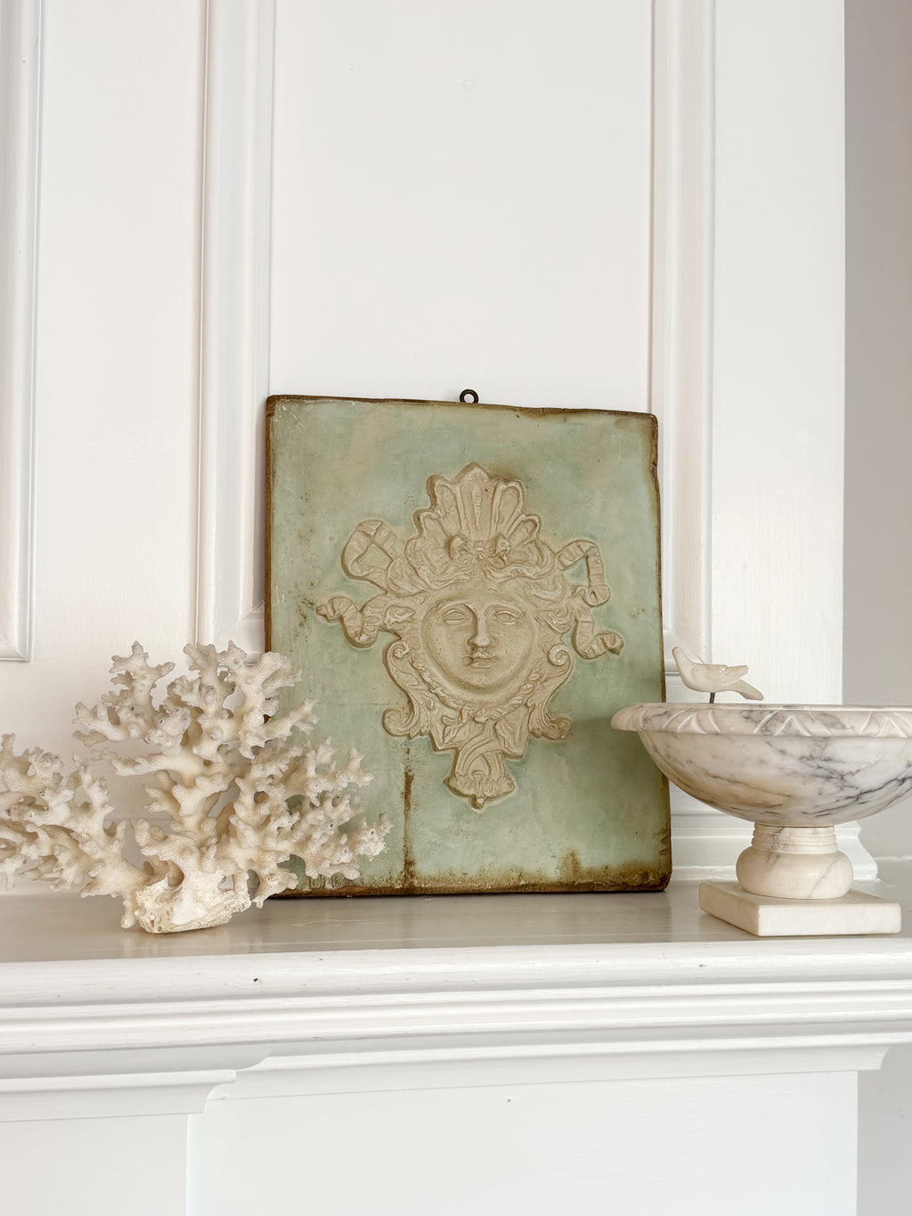 Italian Plaque with Medusa Style Relief