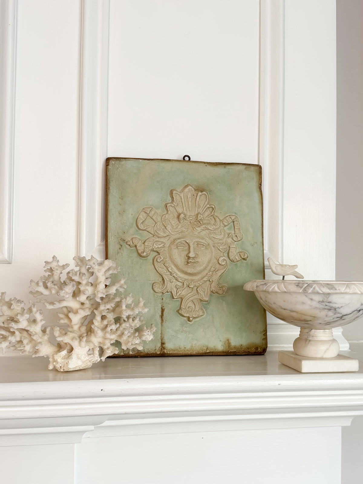 Italian Plaque with Medusa Style Relief