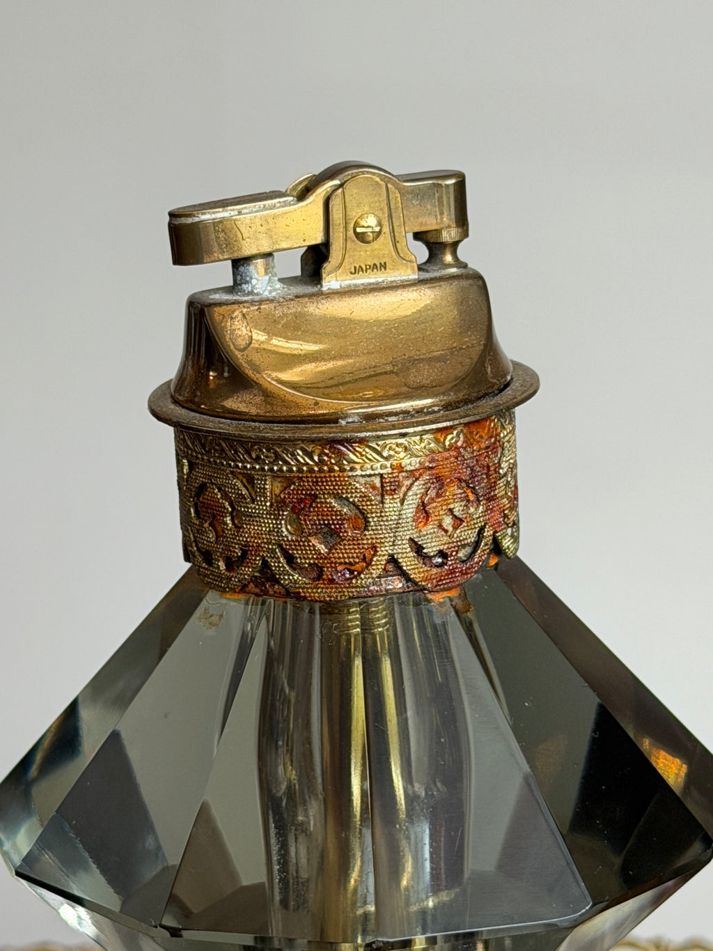 Vintage Table Lighter with Marble Base