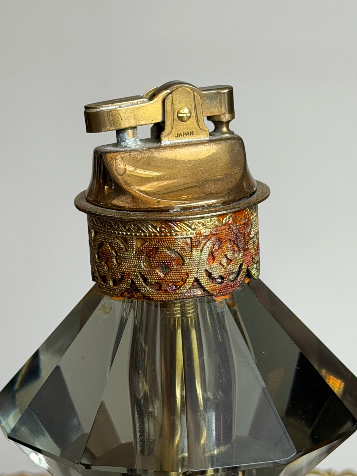 Vintage Table Lighter with Marble Base