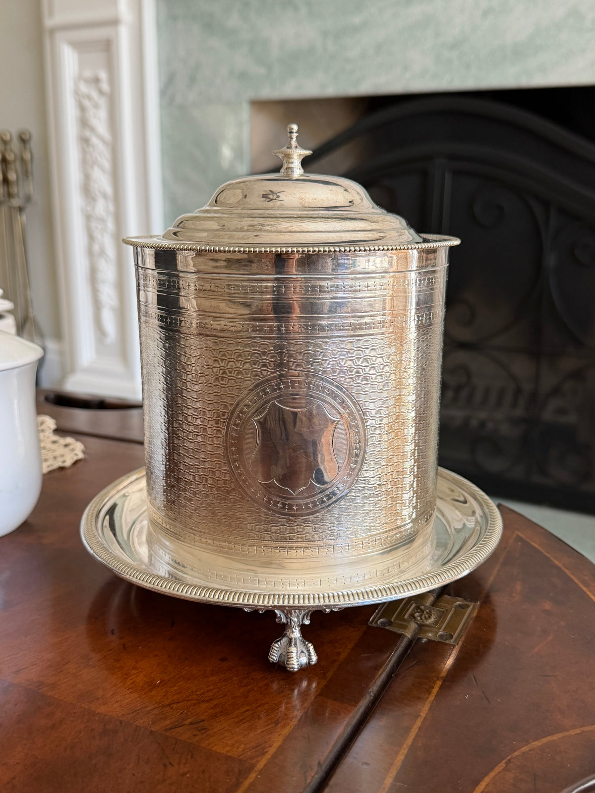 Silverplate Biscuit Barrel