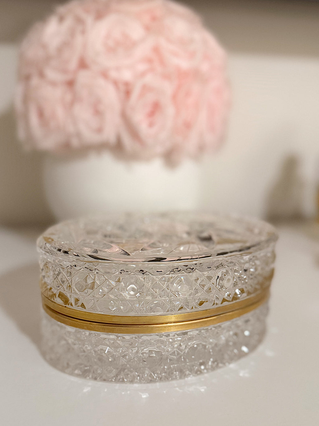 Vintage Crystal Casket