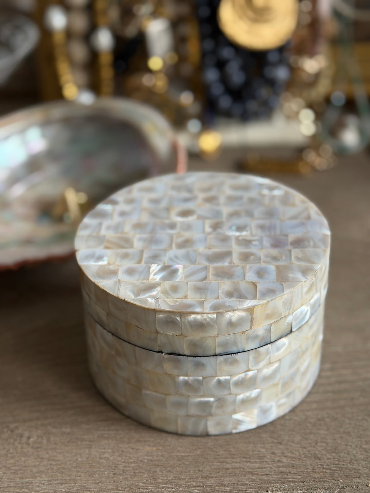 Mother of Pearl Mosaic Box