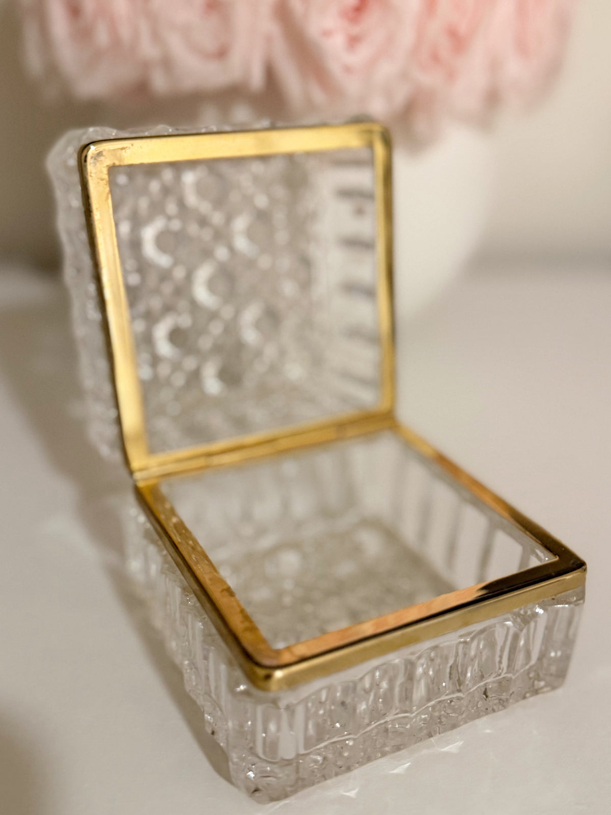 Vintage Crystal Casket