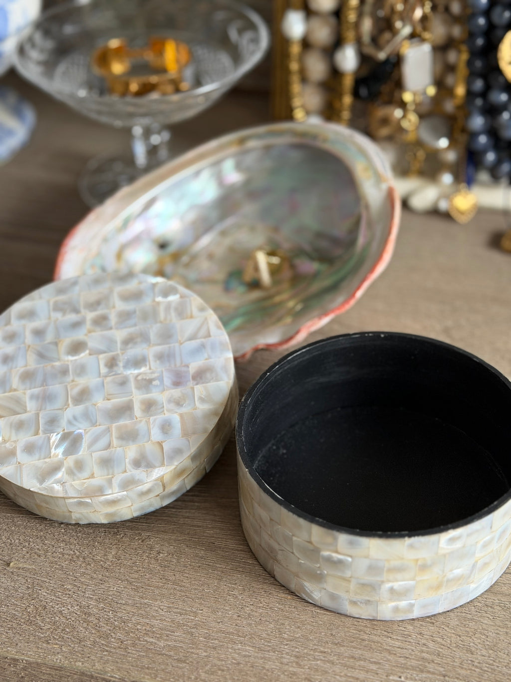 Mother of Pearl Mosaic Box