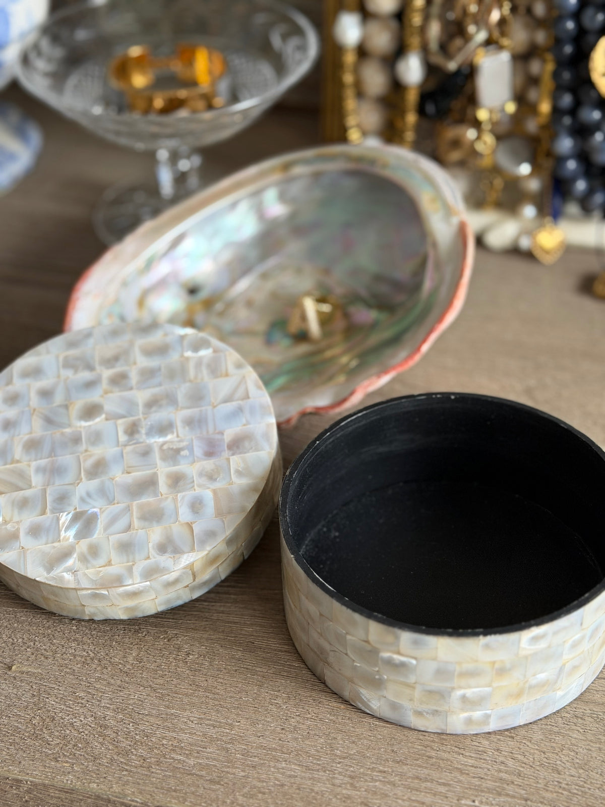 Mother of Pearl Mosaic Box