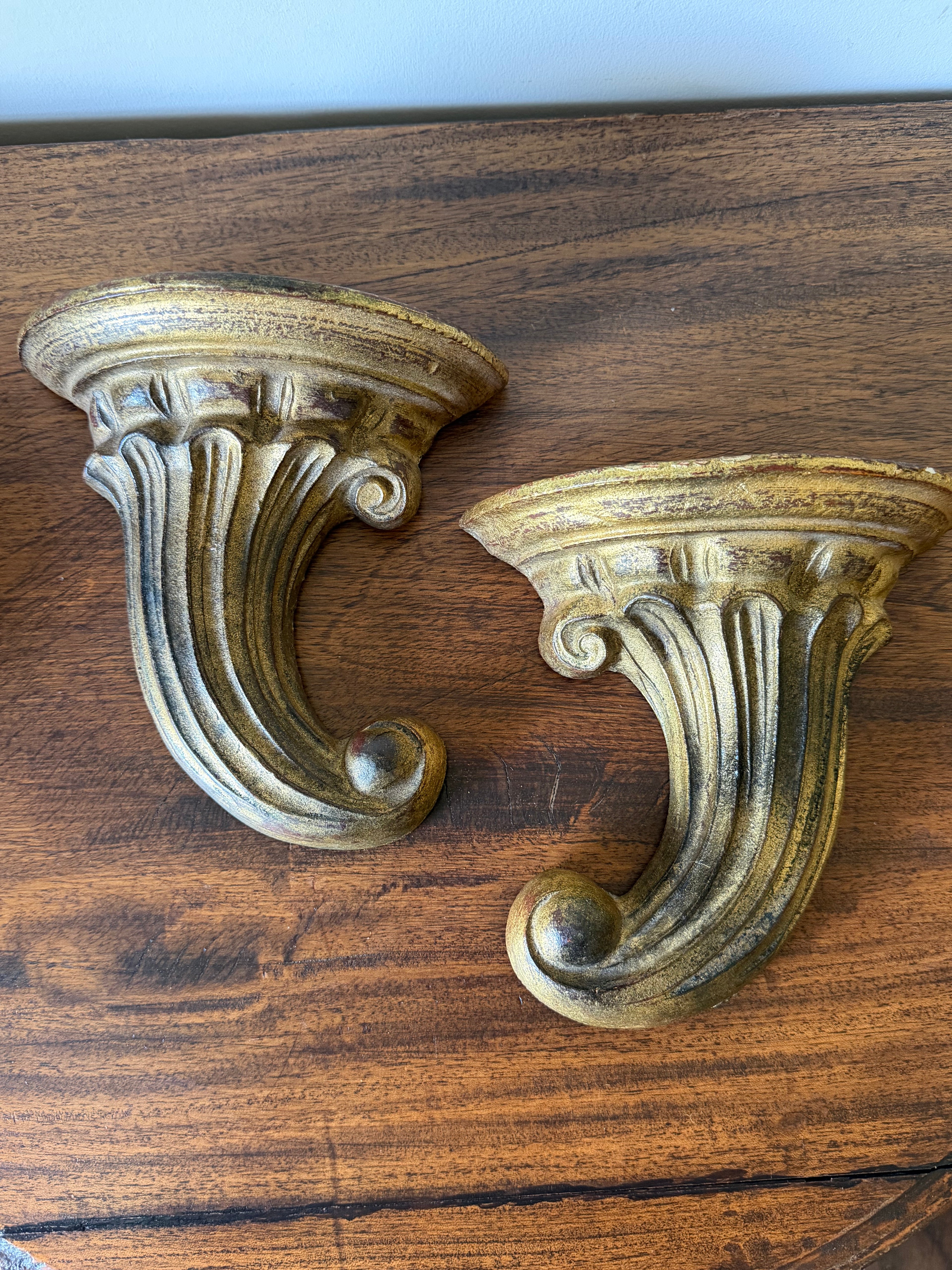 Gilt Wall Sconces