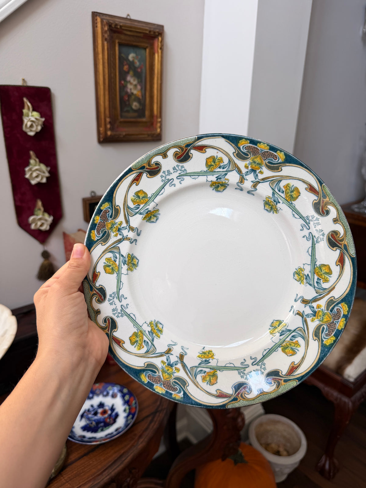 Antique Transferware Plate c. 1907
