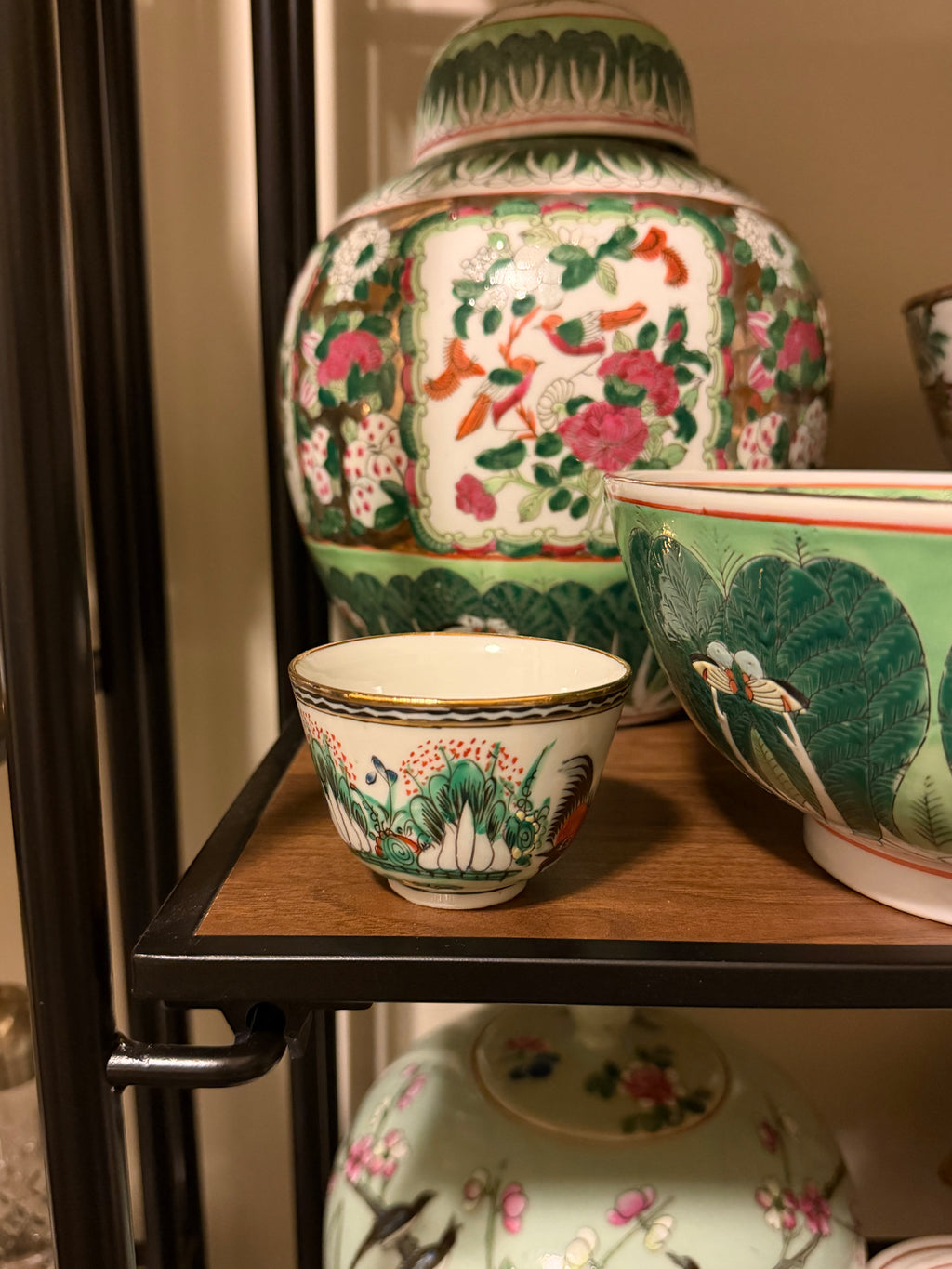 Chinese Rooster & Bokchoy Small Cups