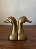 Brass Duck Bookends