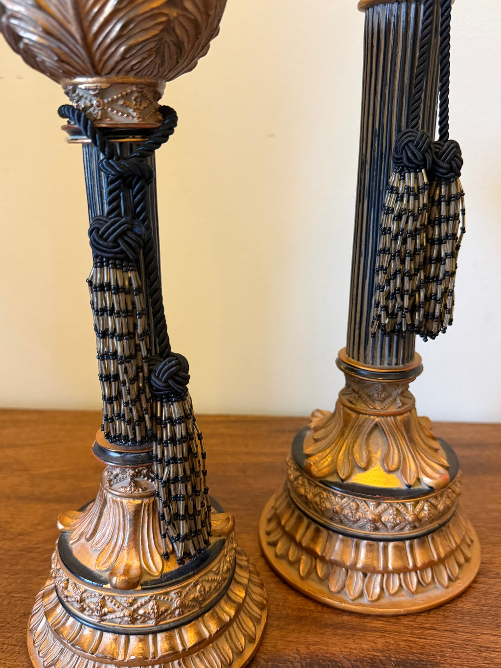 Pair of Candlesticks with Tassels