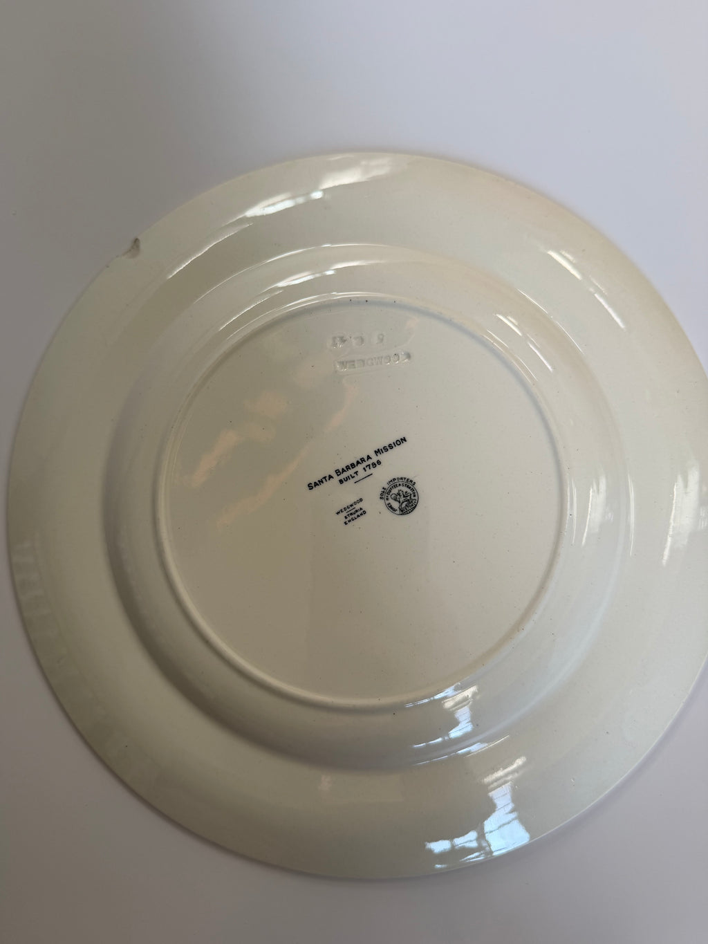 Antique Dual Tone Wedgwood Plate