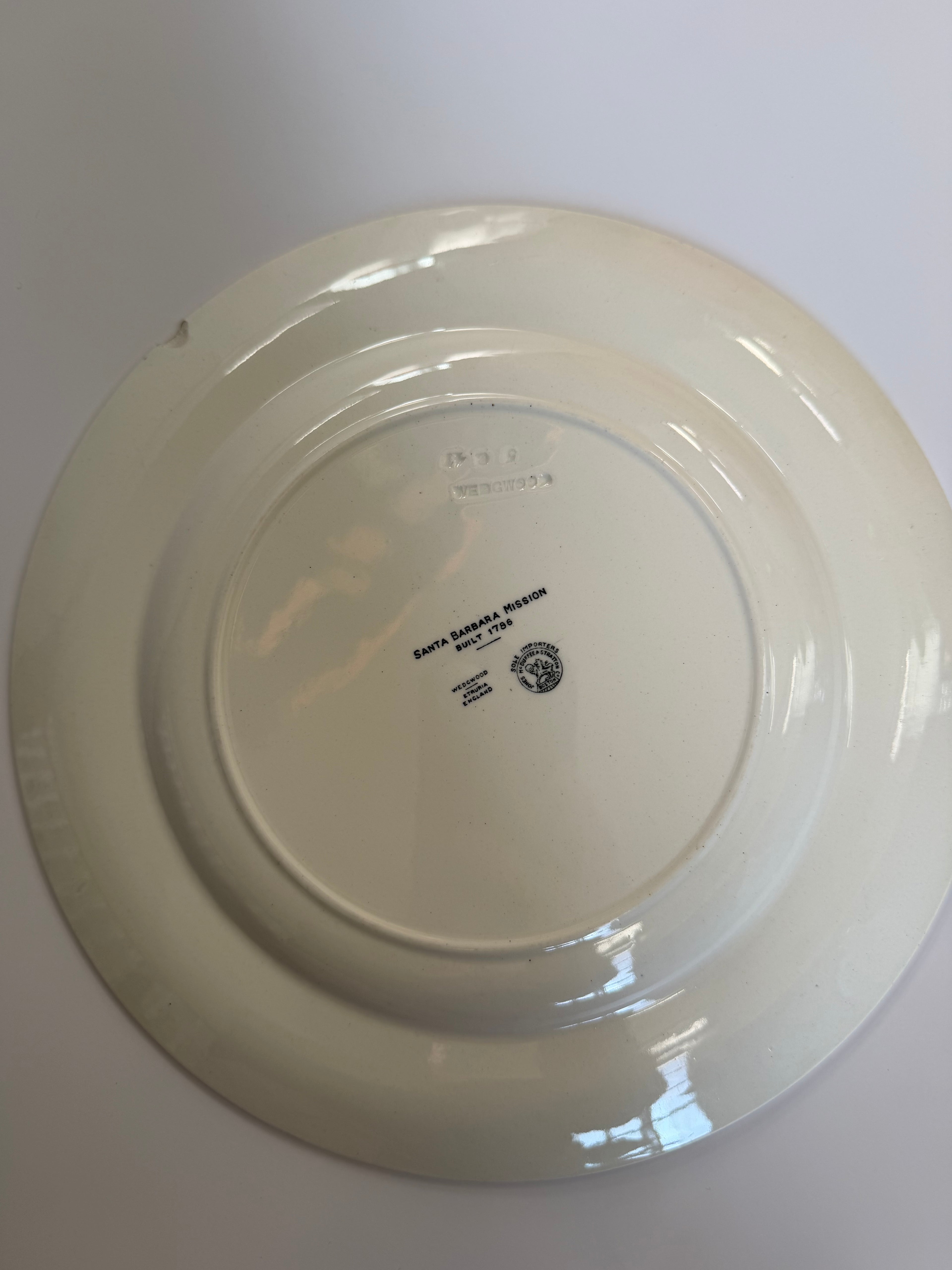 Antique Dual Tone Wedgwood Plate