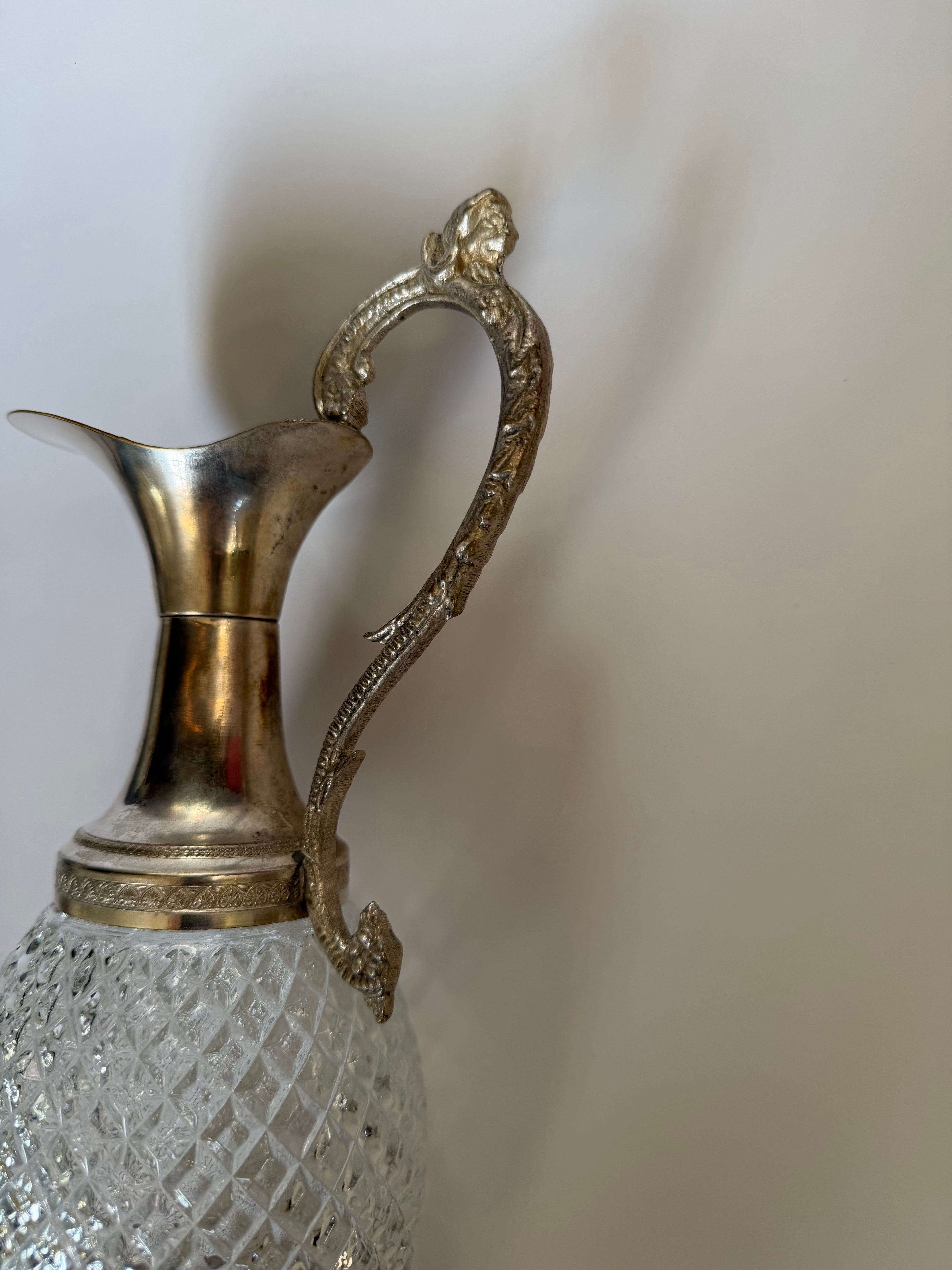 Vintage Italian Cut Carafe