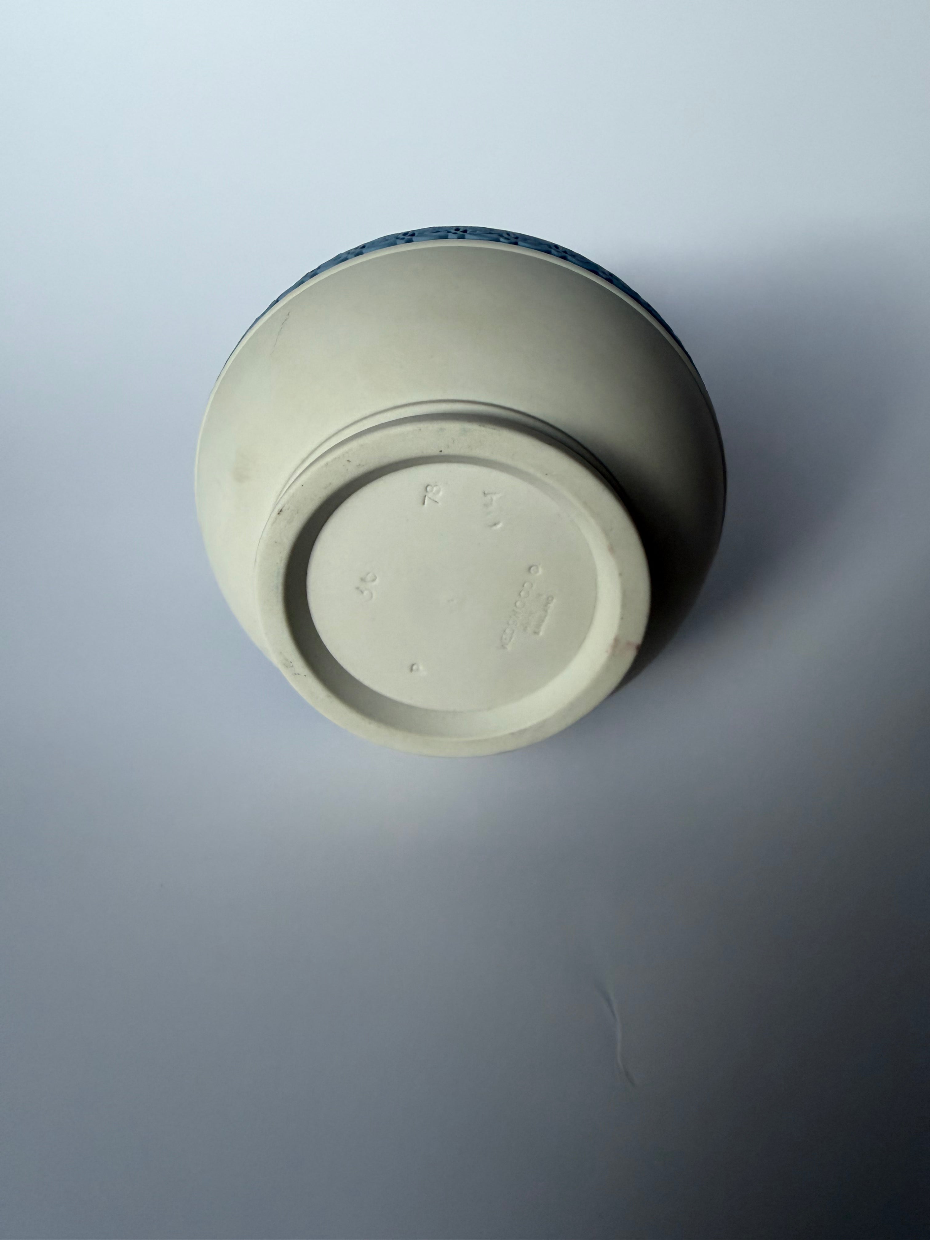 Reverse Blue on Cream Wedgwood Pitcher