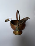 Copper and Brass Coal Scuttle